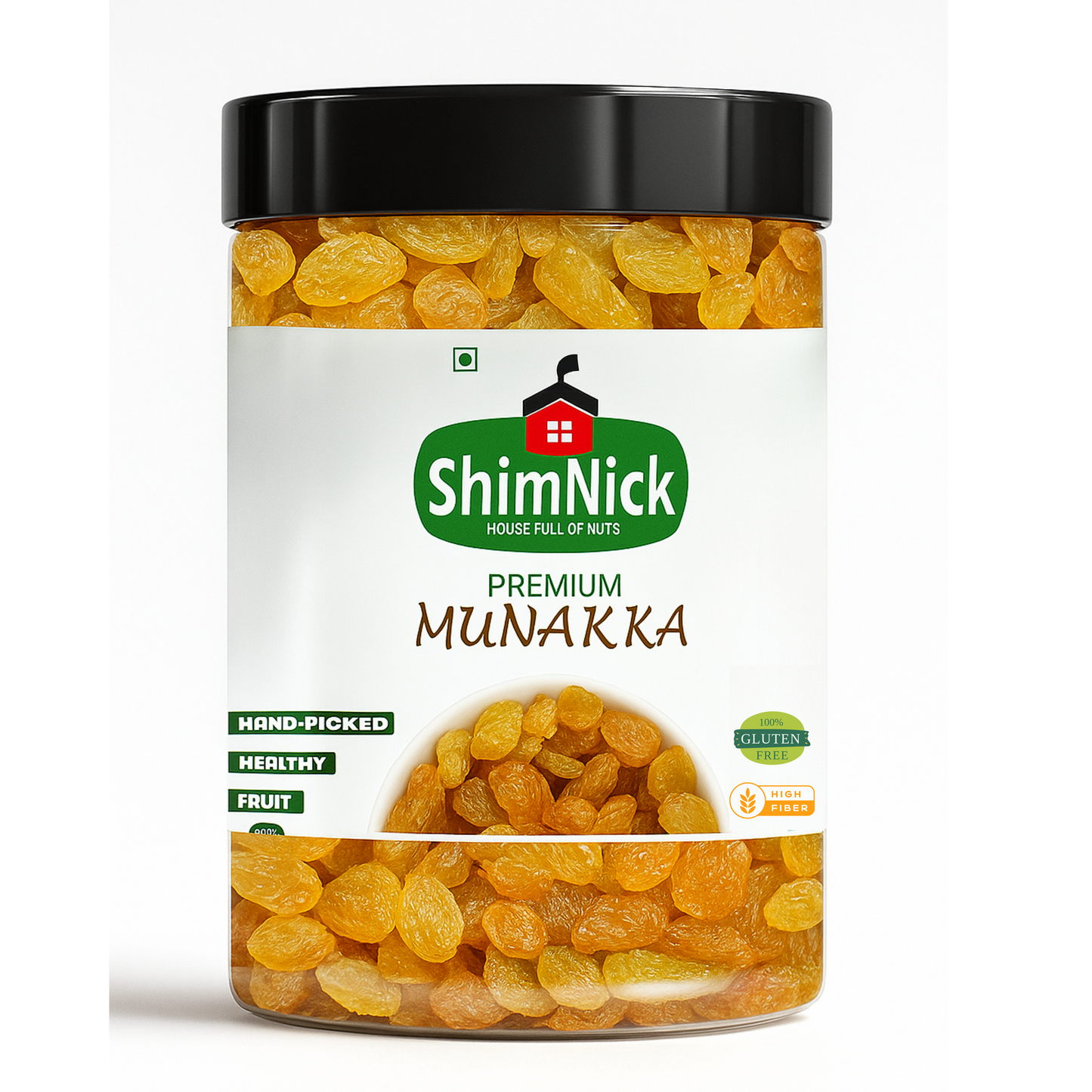 Green Munakka Raisins Jar