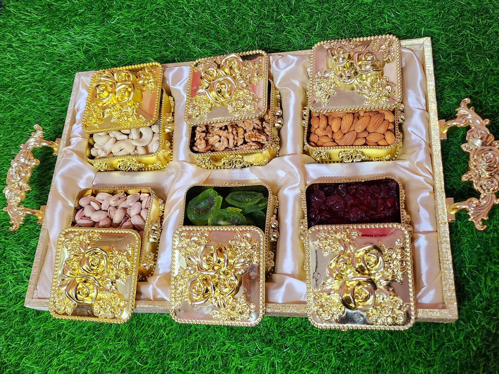 ShimNick Nawabi Dryfruit tray - Shimnick