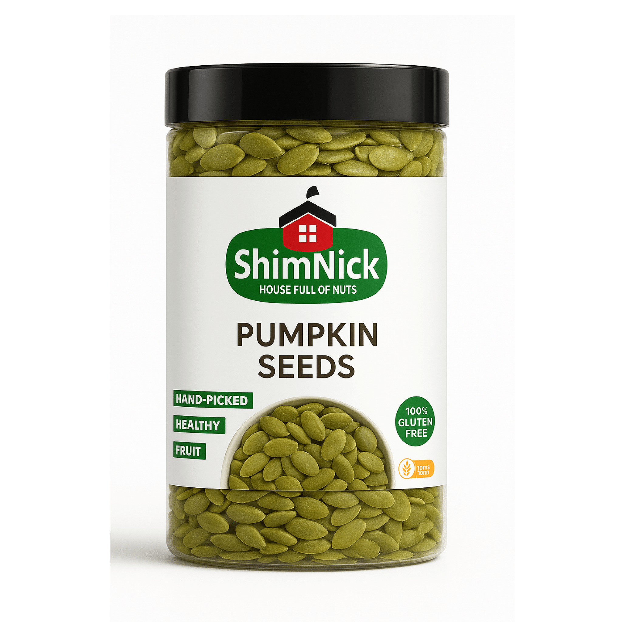 ShimNick Pumpkin Seeds Jar Daily Wellness - Shimnick